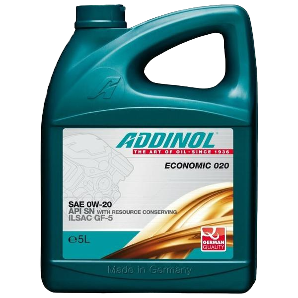 Моторное масло Addinol Economic 020 0W-20, 5л